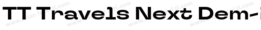 TT Travels Next Dem字体转换